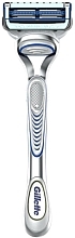 Zestaw - Gillette SkinGuard Sensitive (razor + shave/gel/200ml) — Zdjęcie N4
