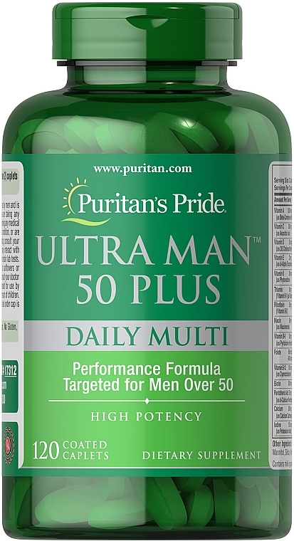 Suplement diety dla mężczyzn - Puritan's Pride Ultra Man 50 Plus — Zdjęcie N2