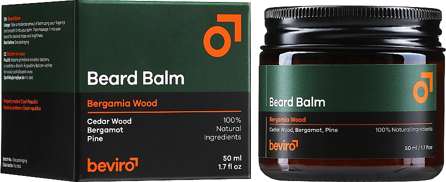 Balsam do brody - Beviro Bergamia Wood Beard Balm — Zdjęcie N2