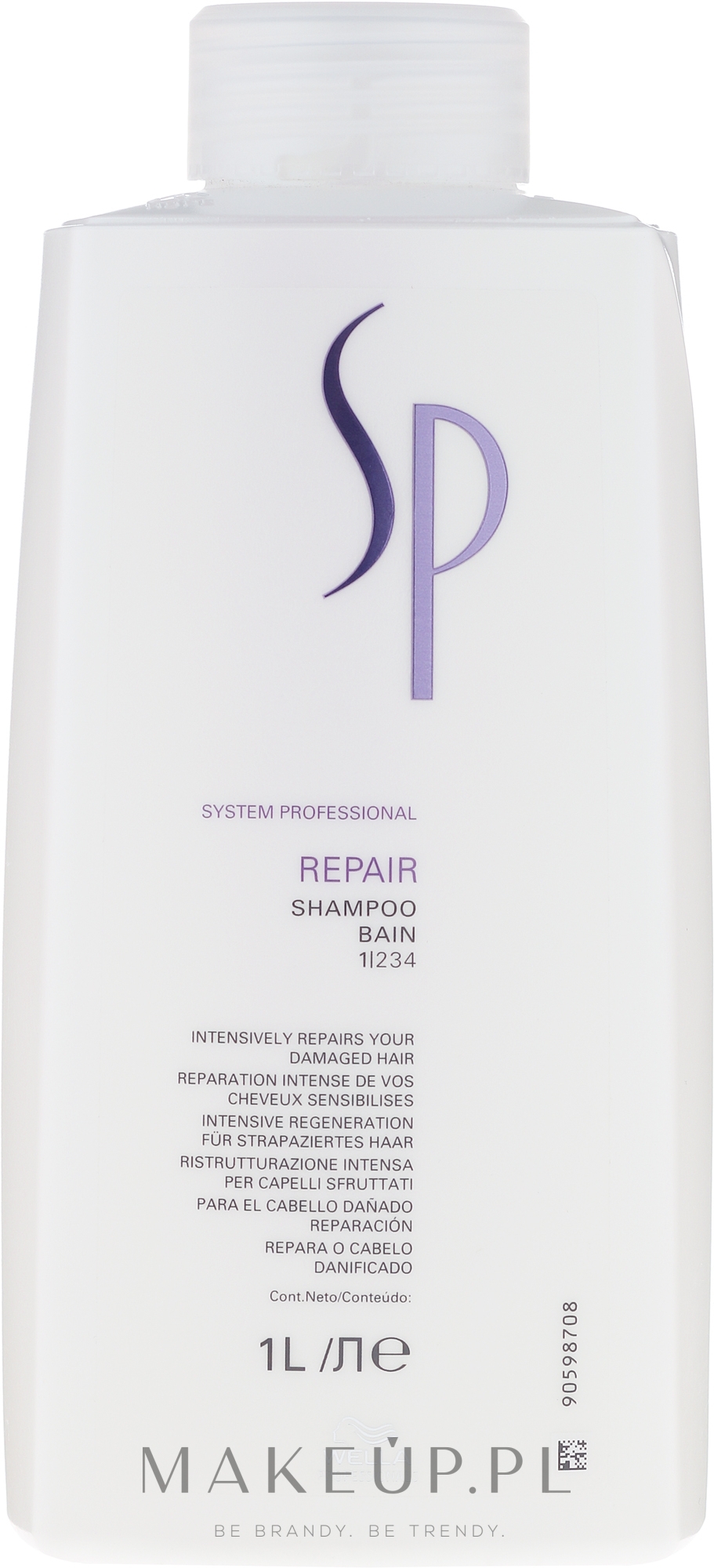 Regenerujący szampon do włosów - Wella SP Repair Shampoo — Zdjęcie 1000 ml