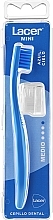 Mini szczoteczka do zębów, niebieska - Lacer Mini Medium Toothbrush — Zdjęcie N1