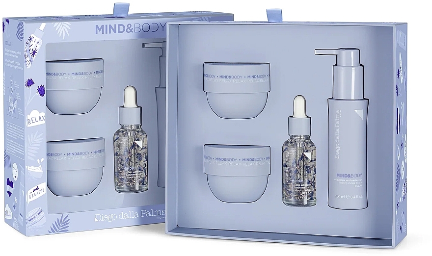 Zestaw - Diego Dalla Palma Mind & Body Kit (b/scr/100ml + b/butter/75ml + sh/oil/100ml + b/oil/30ml) — Zdjęcie N2