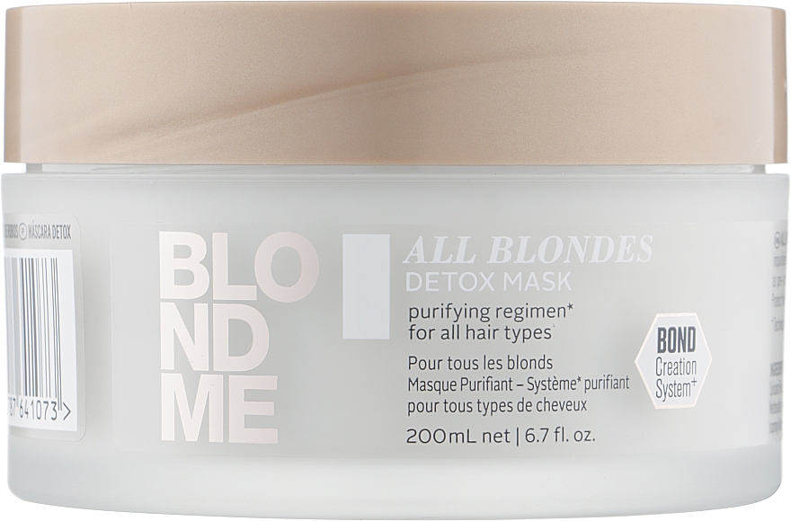 Oczyszczająca maska do włosów - Schwarzkopf Professional Blondme All Blondes Detox Mask — Zdjęcie N1