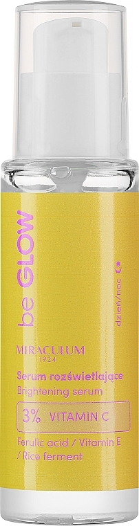 Wysoce skoncentrowane serum do twarzy z 3% stabilną witaminą C - Miraculum beGLOW Advanced Skin-Expert Serum — Zdjęcie N2