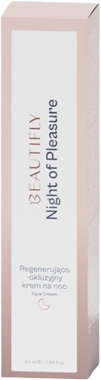 Rewitalizujący krem do twarzy na noc - Beautifly Night Of Pleasure Face Cream  — Zdjęcie N2
