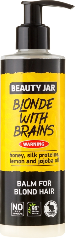 Balsam do włosów blond - Beauty Jar Blonde With Brains Balm For Blond Hair
