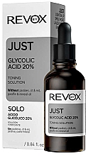 Kup PRZECENA! Kwas glikolowy - Revox Just Glycolic Acid 20% Toning Solution *