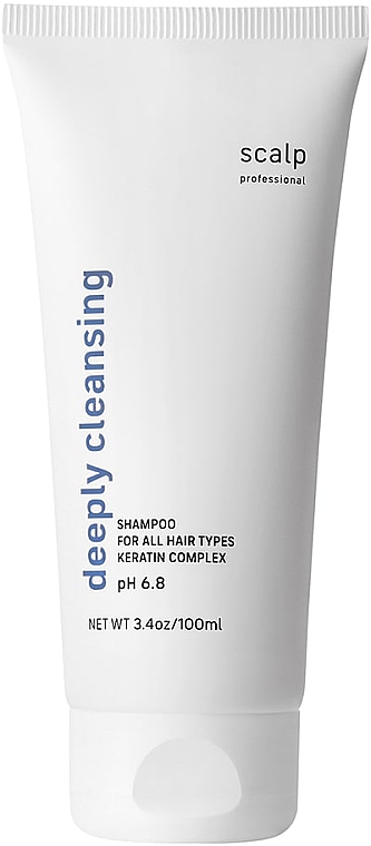 Szampon oczyszczający z keratyną i proteinami - Scalp Moisturizing Shampoo For All Hair Types Keratin Complex — Zdjęcie N1