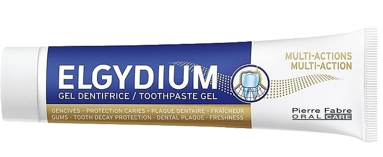 Żelowa pasta do zębów - Elgydium Gel Dentifrice Toothpaste Gel Multi-Actions — Zdjęcie N1