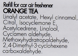 Wkład do dyfuzora zapachowego w samochodzie Pomarańczowa herbata - Millefiori Milano Icon Refill Orange Tea — Zdjęcie N2