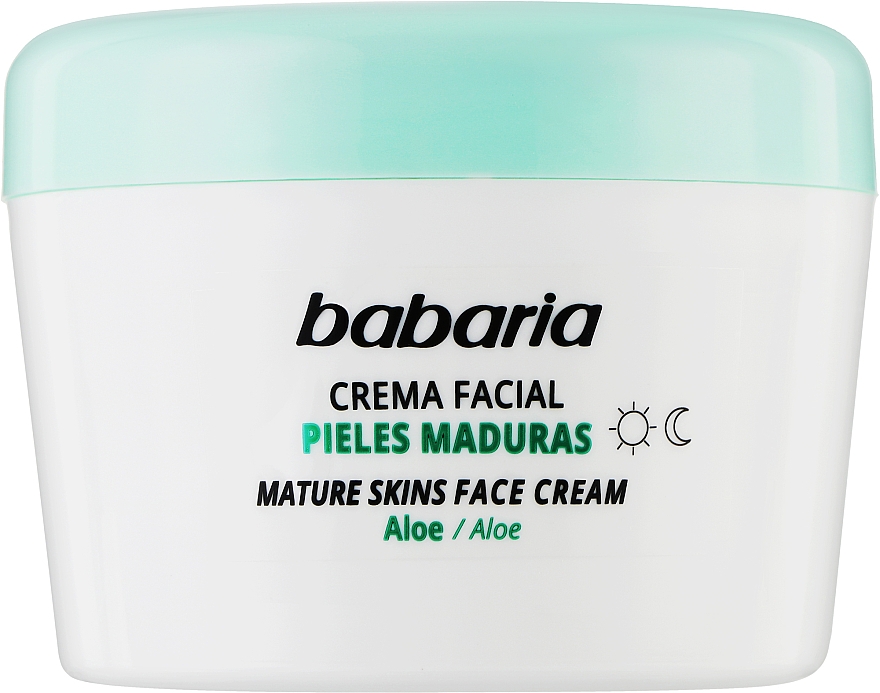 Krem z aloesem do cery dojrzałej - Babaria Aloe Vera Mature Skin Face Cream — Zdjęcie N1