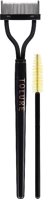 Zestaw - Tolure Cosmetics Hair Plus Eyelash And Eyebrow Comb (brush/2pcs) — Zdjęcie N2