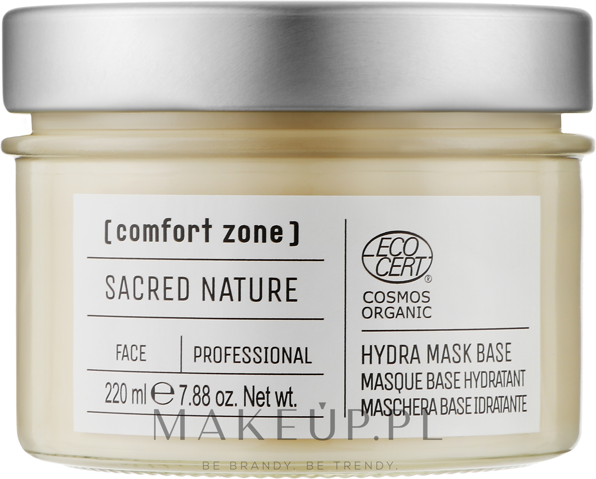 Oczyszczająca maska do twarzy typu peel-off - Comfort Zone Sacred Nature Hydra Mask Base — Zdjęcie 220 ml