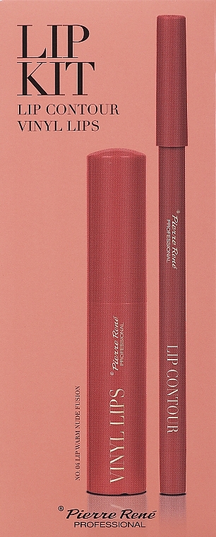 Zestaw do makijażu ust - Pierre Rene Lip Kit (lip/pencil/1.4g + lipstick/8ml) — Zdjęcie N6
