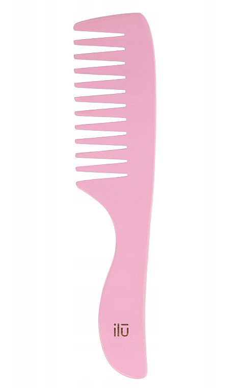 Grzebień do włosów - Ilu Bamboo Hair Comb Pink Flamingo — Zdjęcie N1