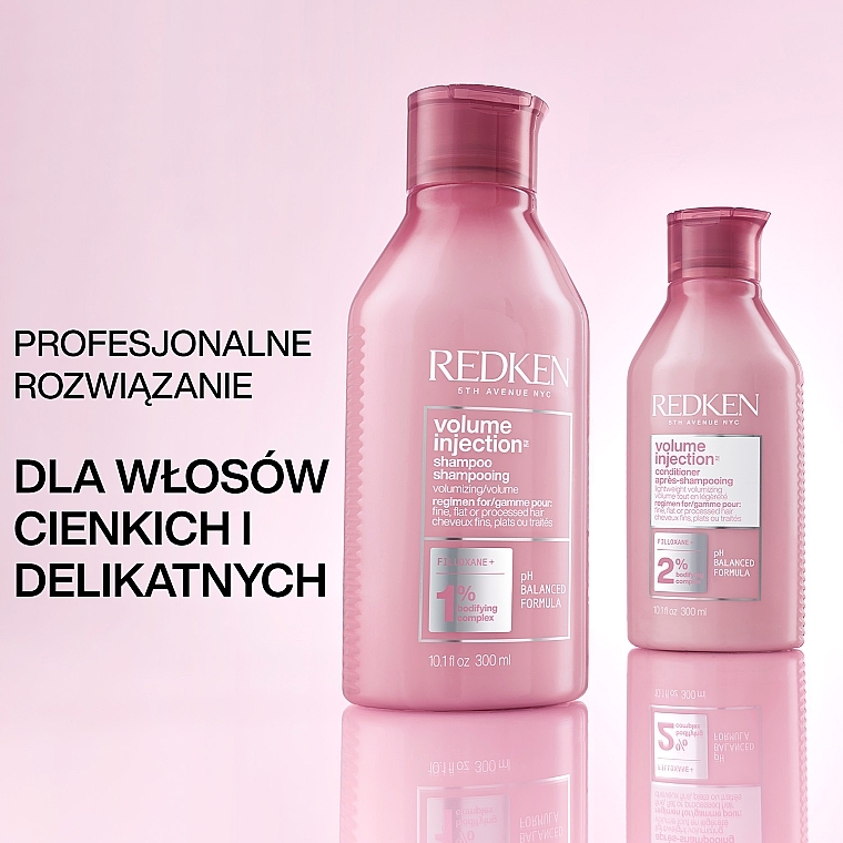 Odżywka zwiększająca objętość do włosów cienkich - Redken Volume Injection Conditioner — Zdjęcie N6