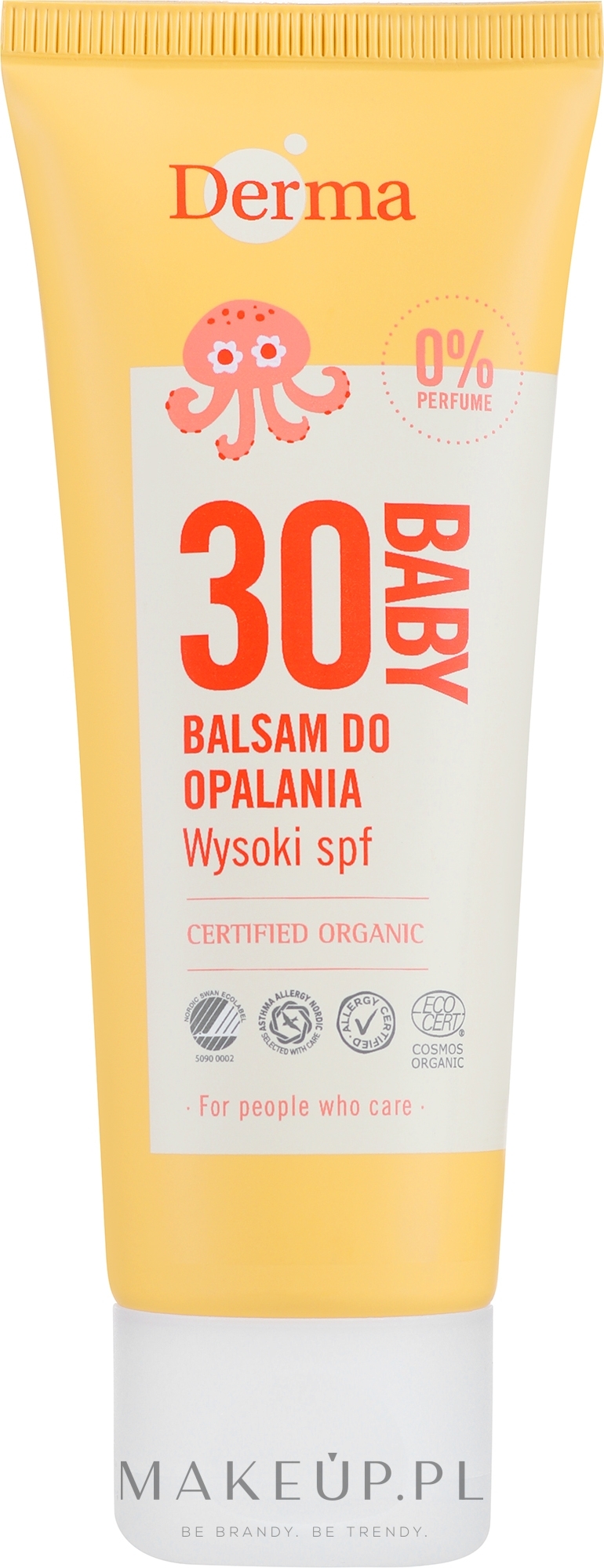 Balsam do opalania dla dzieci SPF 30 - Derma Eco Baby Sun Screen High — Zdjęcie 75 ml