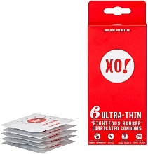 Kup Ultracienkie prezerwatywy, 12 szt. - Flo XO! Ultra-Thin Fair Righteous Rubber Condoms