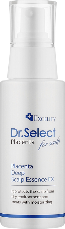 Esencja stymulująca wzrost włosów - Dr. Select Excelity Placenta Deep Scalp Essence EX — Zdjęcie N1