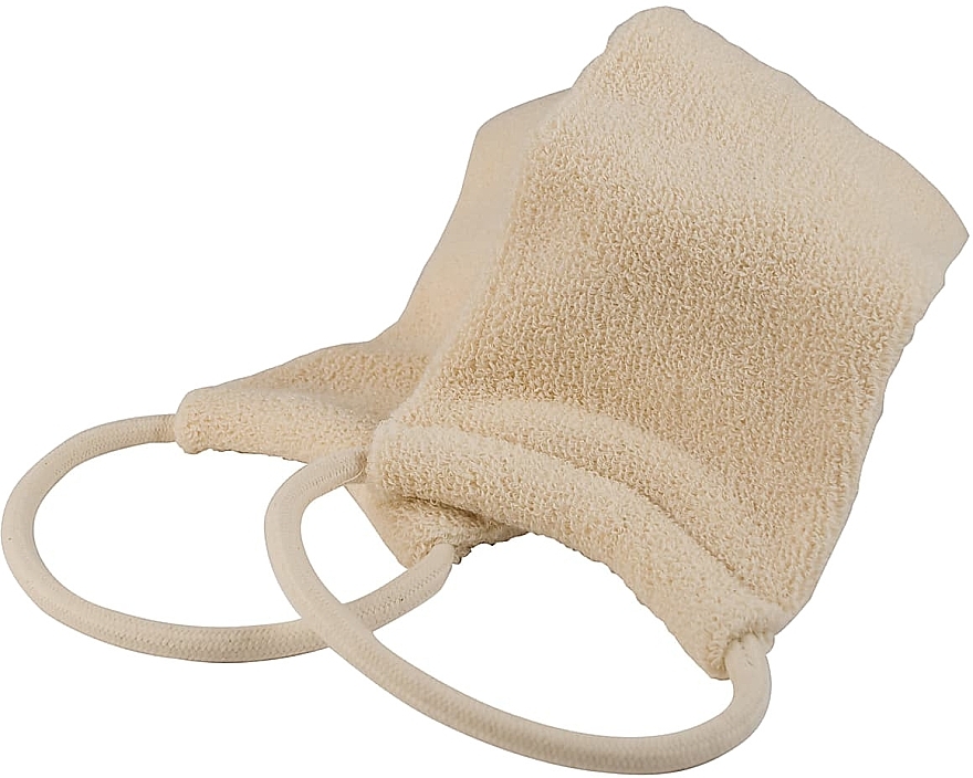 Masujący pas kąpielowy, 2 uchwyty, bawełna - Naturae Donum Scrub Band Organic Cotton — Zdjęcie N1