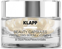 Kup Serum ochronne z witaminą E do twarzy w kapsułkach - Klapp Beauty Capsules Protecting Serum + Vitamin E