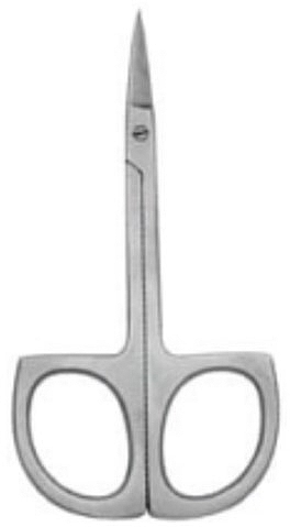 Nożyczki do skórek - Accuram Instruments Fine Point Cuticle Scissors Str/Cvd 9cm — Zdjęcie N1