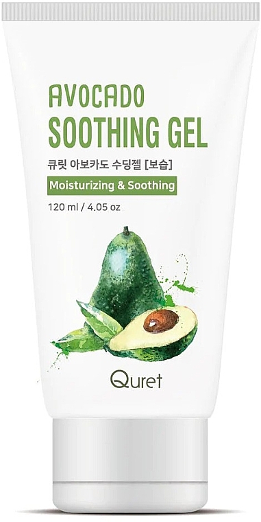 PRZECENA! Nawilżający żel do twarzy i ciała z awokado - Quret Avocado Moisturizing & Soothing Gel * — Zdjęcie N1