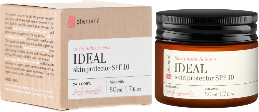 Ochronny krem do twarzy SPF 10 - Phenomé Ideal Skin Protector — Zdjęcie N1