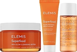 Zestaw - Elemis Superfood Skincare The Glow-Getters Triology (f/oil/90g + f/cr/20ml + f/toner/50ml) — Zdjęcie N2