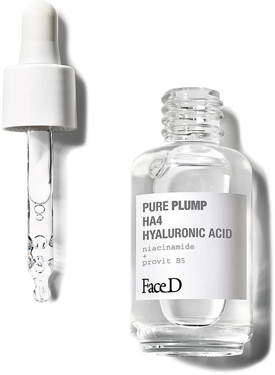 Serum do twarzy z kwasem hialuronowym - FaceD Pure Plump HA4 Hyaluronic Acid — Zdjęcie N1