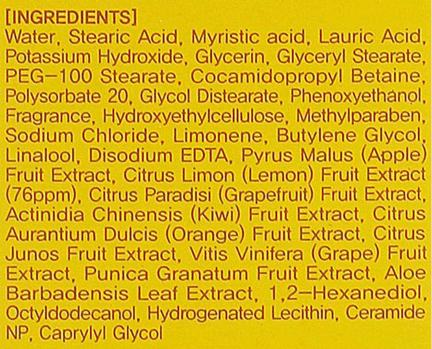 Pianka oczyszczająca z ceramidami i ekstraktem z cytryny - Eyenlip Ceramide Lemon Cleansing Foam — Zdjęcie N4