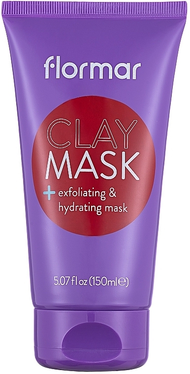 Maseczka do twarzy z glinką - Flormar Clay Mask Exfolitang & Hydrating Mask — Zdjęcie N1