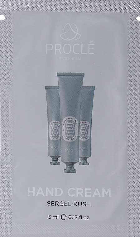 Nawilżający krem do rąk - Proclé Hand Cream Sergel Rush (próbka) — Zdjęcie N1