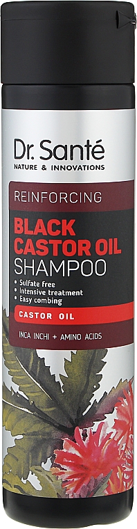 Szampon do włosów - Dr Santé Black Castor Oil Shampoo — Zdjęcie N1