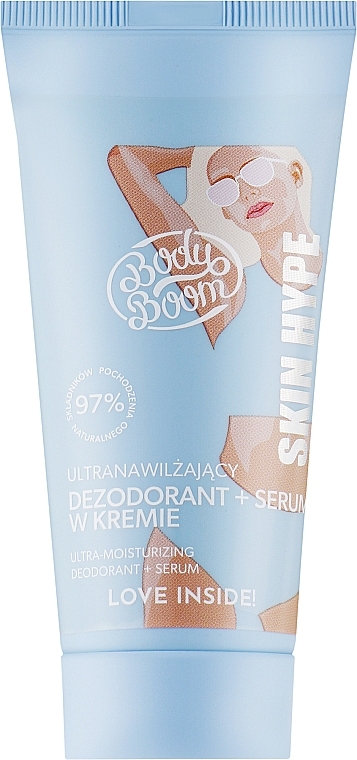 Ultranawilżający dezodorant + serum w kremie - BodyBoom Skin Hype Ultra-Moisturizing Deodorant + Serum — Zdjęcie N1