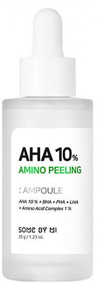 Kwasowa ampułka peelingująca z aminokwasami - Some By Mi AHA 10% Amino Peeling Ampoule — Zdjęcie N1