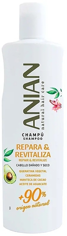 Szampon do włosów Eliksir - Anian Natural Repair & Revitalize Shampoo — Zdjęcie N1