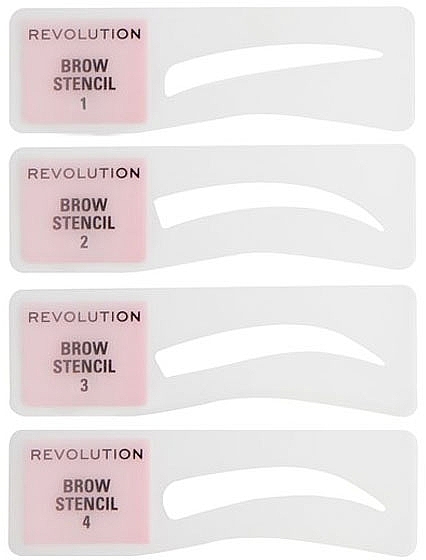 Zestaw do pielęgnacji brwi - Makeup Revolution Brow Powder Stamp & Stencil Kit  — Zdjęcie N2