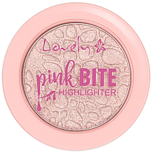 Rozświetlacz do twarzy - Lovely Pink Bite Highlighter — Zdjęcie N1