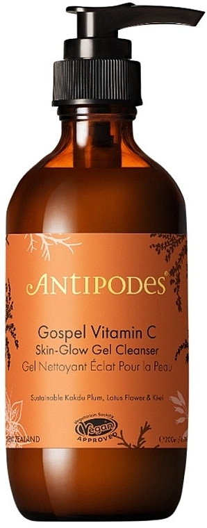 Żel do mycia twarzy z witaminą C - Antipodes Gospel Vitamin C Skin Glow Gel-Cleanser — Zdjęcie N1