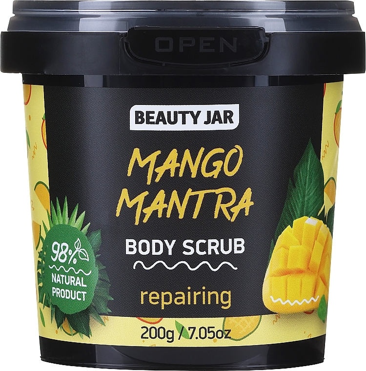 Rewitalizujący peeling do ciała - Beauty Jar Mango Mantra Body Scrub — Zdjęcie N1
