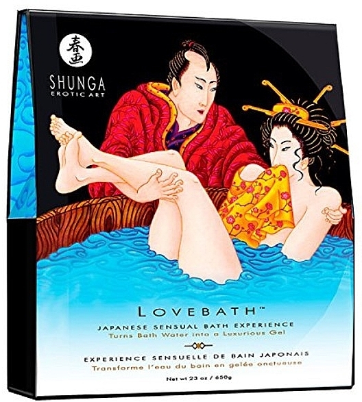PRZECENA! Żel do kąpieli Pokusy oceanu - Shunga LoveBath Ocean Temptations Bath Gel * — Zdjęcie N1