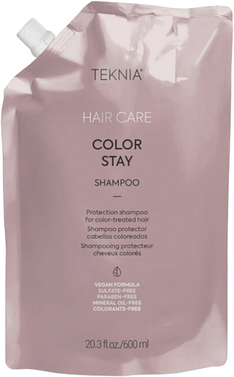Bezsiarczanowy szampon do włosów farbowanych - Lakme Teknia Color Stay Shampoo (uzupełnienie) — Zdjęcie N1