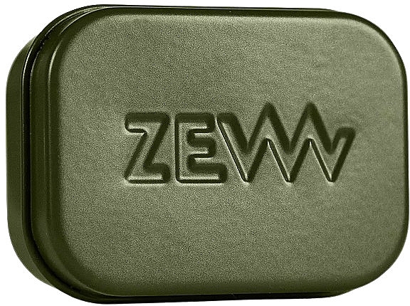 Metalowa mydelniczka, zielona - Zew For Men Soap Holder — Zdjęcie N1