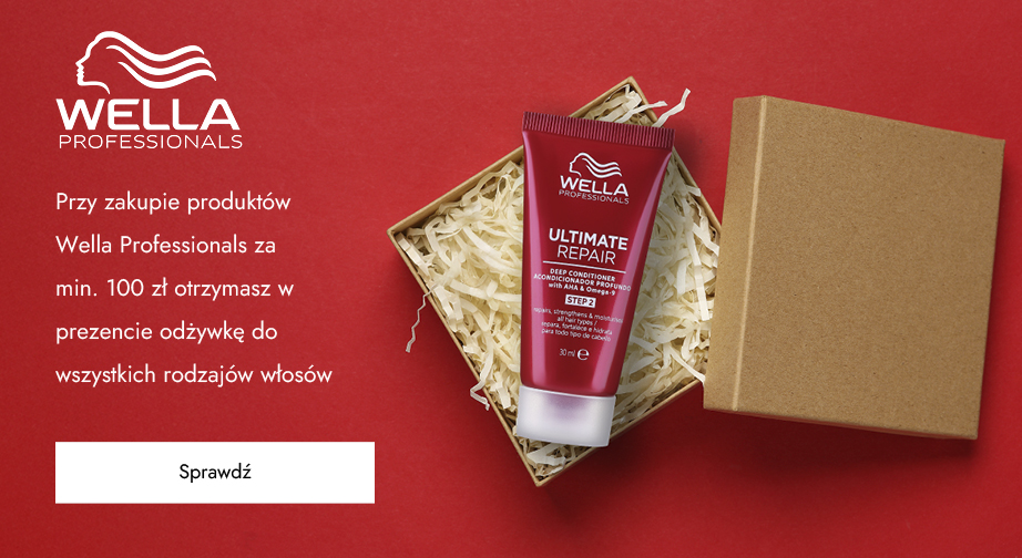 Przy zakupie produktów Wella Professionals za min. 100 zł otrzymasz w prezencie odżywkę do wszystkich rodzajów włosów.