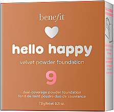 Podkład w pudrze do twarzy - Benefit Hello Happy Velvet Powder Foundation — Zdjęcie N11