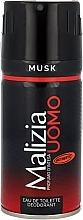 Perfumowany dezodorant Piżmo - Malizia Uomo Deodorant Spray Musk — Zdjęcie N1