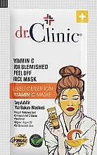 Rozświetlająca maseczka peelingująca do twarzy - Dr. Clinic Vitamin C For Blemished Peel Off Face Mask — Zdjęcie N1