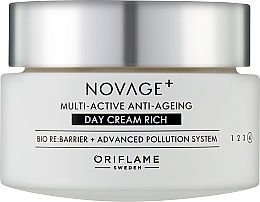 Kup Multiaktywny bogaty krem przeciwstarzeniowy na dzień - Oriflame Novage+ Multi-Active Anti-Ageing Day Cream Rich