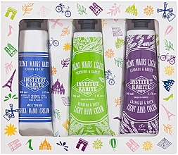 Kup Zestaw - Institut Karite Shea Hand Cream (h/cr/3x30ml)